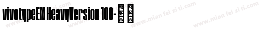 vivotypeEN HeavyVersion 100字体转换